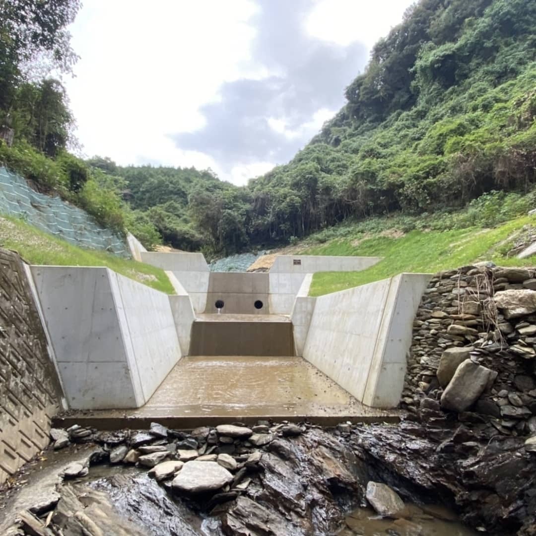 奥山地区復旧治山工事